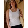 imageJockey Womens Performance 100 Cotton Rib TankWhite