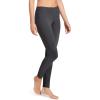 imageJockey Womens Activewear Cotton Stretch Ankle LeggingCharcoal Grey Heather