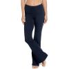 imageJockey Womens Activewear Cotton Stretch Slim Yoga Flare PantNavy
