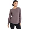 imageJockey Womens Activewear EVERACTIVE Long Sleeve Crew Neck TeeTwilight Sands