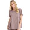 imageJockey Womens Loungewear Soft Touch Luxe Swing TeeTwilight Sands