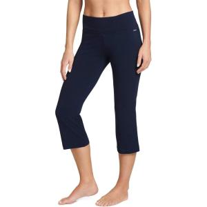 imageJockey Womens Activewear Cotton Stretch Flare CapriThunder Blue
