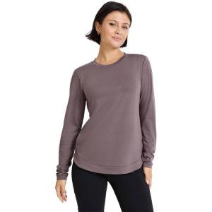 imageJockey Womens Activewear EVERACTIVE Long Sleeve Crew Neck TeeTwilight Sands