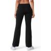 imageJockey Womens Activewear Cotton Stretch Bootleg PantBlack