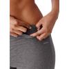 imageJockey Womens Activewear Cotton Stretch Bootleg PantCharcoal Grey Heather