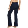 imageJockey Womens Activewear Cotton Stretch Bootleg PantThunder Blue