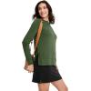 imageJockey Womens Loungewear French Terry SweatshirtMilitary Green