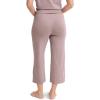 imageJockey Womens Loungewear Soft Touch Luxe Crop PantTwilight Sands