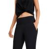 imageJockey Womens Loungewear Soft Touch Luxe Foldover JoggerBlack