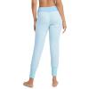 imageJockey Womens Loungewear Soft Touch Luxe Foldover JoggerBlue Melody Dot