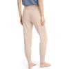 imageJockey Womens Loungewear Soft Touch Luxe Foldover JoggerOatmeal Heather