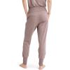 imageJockey Womens Loungewear Soft Touch Luxe Foldover JoggerTwilight Sands