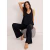 imageJockey Womens Loungewear Soft Touch Luxe PantBlack