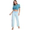 imageJockey Womens Loungewear Soft Touch Luxe PantBlue Melody Dot