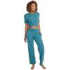 imageJockey Womens Loungewear Soft Touch Luxe PantTeal Slate