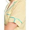 imageJockey Womens Sleepwear Soft Touch Luxe Woven Short Sleeve TopMelody Dot