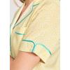 imageJockey Womens Sleepwear Soft Touch Luxe Woven Short Sleeve TopMelody Dot