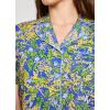 imageJockey Womens Sleepwear Soft Touch Luxe Woven Short Sleeve TopParakeet Paradise