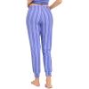 imageJockey Womens Soft Cool JoggerDashed Stripe