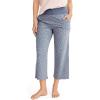 imageJockey Womens Loungewear Soft Touch Luxe Crop PantSplatter Dot