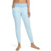 imageJockey Womens Loungewear Soft Touch Luxe Foldover JoggerBlue Melody Dot