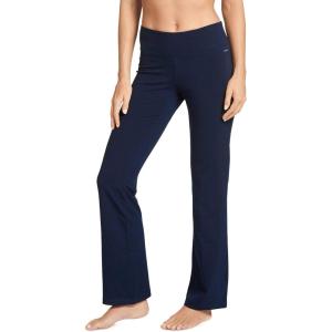 imageJockey Womens Activewear Cotton Stretch Bootleg PantThunder Blue