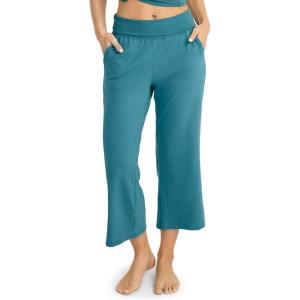 imageJockey Womens Loungewear Soft Touch Luxe Crop PantTeal Slate