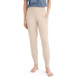imageJockey Womens Loungewear Soft Touch Luxe Foldover JoggerOatmeal Heather