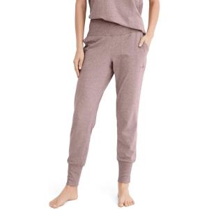 imageJockey Womens Loungewear Soft Touch Luxe Foldover JoggerTwilight Sands