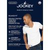 imageJockey Mens Undershirt Made in America 100 Cotton VNeck Undershirt  2 PackWhite