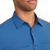 imageJockey Outdoors Mens Short Sleeve Snap Woven ShirtTrue Blue