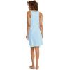 imageJockey Womens Loungewear Soft Touch Luxe ChemiseBlue Melody Dot