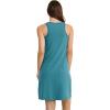 imageJockey Womens Loungewear Soft Touch Luxe ChemiseTeal Slate