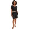 imageJockey Womens Organic Cotton Stretch Bermuda ShortBlack
