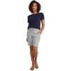 imageJockey Womens Organic Cotton Stretch Bermuda ShortGrey Heather