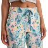 imageJockey Womens Organic Cotton Stretch Bermuda ShortPink Artistic Palm