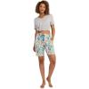 imageJockey Womens Organic Cotton Stretch Bermuda ShortPink Artistic Palm