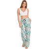 imageJockey Womens Organic Cotton Stretch PantPink Artistic Palm