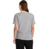 imageJockey Womens Organic Cotton Stretch Short Sleeve TopGrey Heather