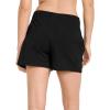 imageJockey Womens Organic Cotton Stretch ShortBlack