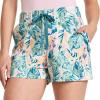 imageJockey Womens Organic Cotton Stretch ShortPink Artistic Palm