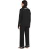 imageJockey Womens Sleepwear Cooling Modal Notch Collar Long Sleeve Top ampamp Pant SetBlack