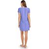 imageJockey Womens Soft Cool Sleep ShirtDashed Stripe