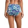 imageJockey Womens Underwear Plus Size Elance Brief  6 PackLuscious Blue BloomRain StripeCoveLight RaspberryMarina BlueWhite