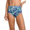 imageJockey Womens Underwear Plus Size Elance Brief  6 PackLuscious Blue BloomRain StripeCoveLight RaspberryMarina BlueWhite