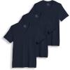 imageJockey Mens Undershirt Classic VNeck Undershirt  3 PackJust Past Midnight