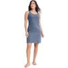 imageJockey Womens Loungewear Soft Touch Luxe ChemiseDusk Blue