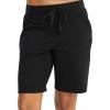 imageJockey Womens Organic Cotton Stretch Bermuda ShortBlack