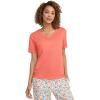 imageJockey Womens Organic Cotton Stretch Short Sleeve TopParadise Peach