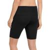 imageJockey Womens Activewear High Rise Cotton Stretch 10quot Bike ShortBlack